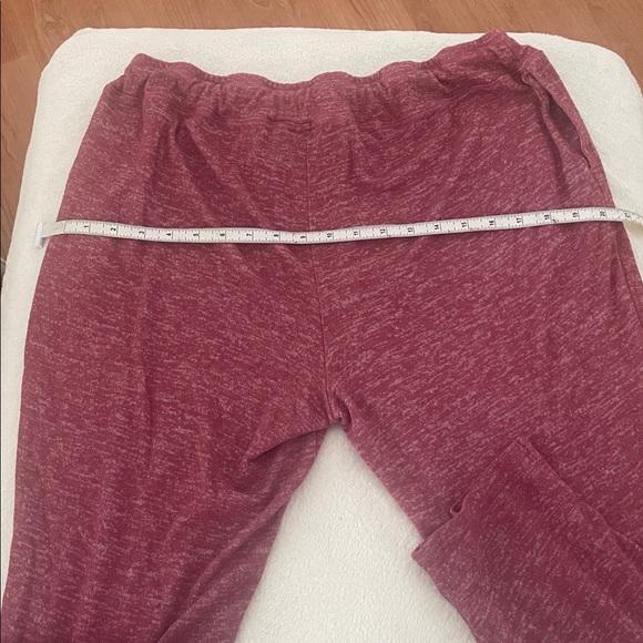 Bobeau Maroon Knit Lounge Pants - Picture 8 of 9